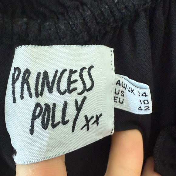 Princess Polly The Love Galore Romper Black Size 10 - Picture 5 of 7